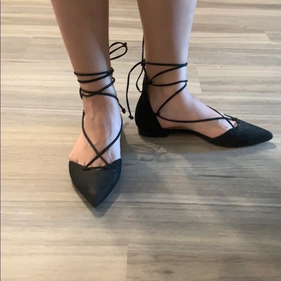 Schutz Lace up pointy flat - Picture 3 of 7